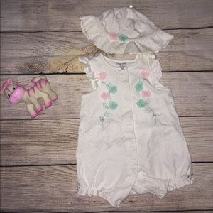 Little me one pieces white 3months